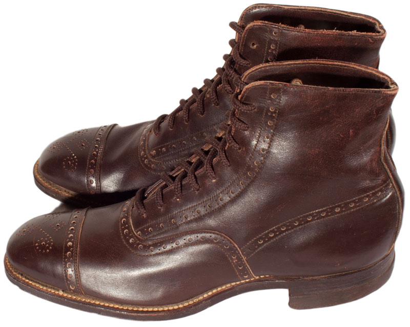 1920s Red Goose Hightop Brogues: Ballyhoovintage.com