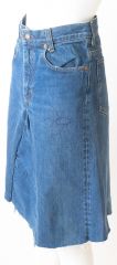 One of a kind 1970s Jean Skirt
