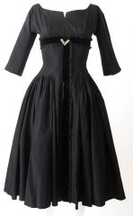 1950s Fit and Flare Party Dress