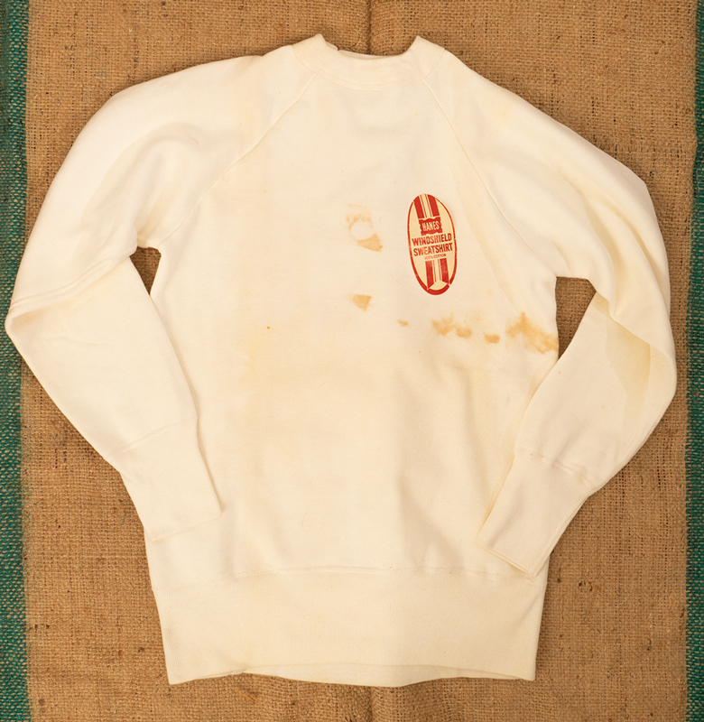 50s Hanes Windshield Sweatshirt NOS: Ballyhoovintage.com