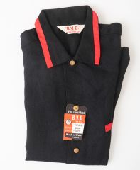 1950s Black and Red Sport Shirt