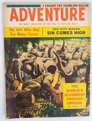 Adventure Pulp Magazine April 1956