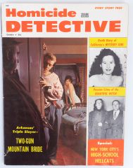 Homicide Detective Oct 1955 True Crime