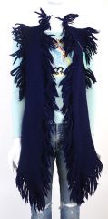 1960s Wool Fringe Vest - new with tag!