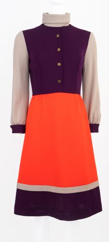 Shop Colorblock cotton jersey A-line dress and pant set