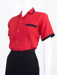 1950s RocknRoll Boyfriend Shirt