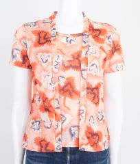 1970s Airbrushed Print Knit Top