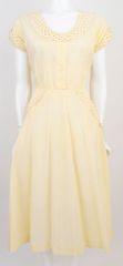 Yellow 1950s Summer Dress