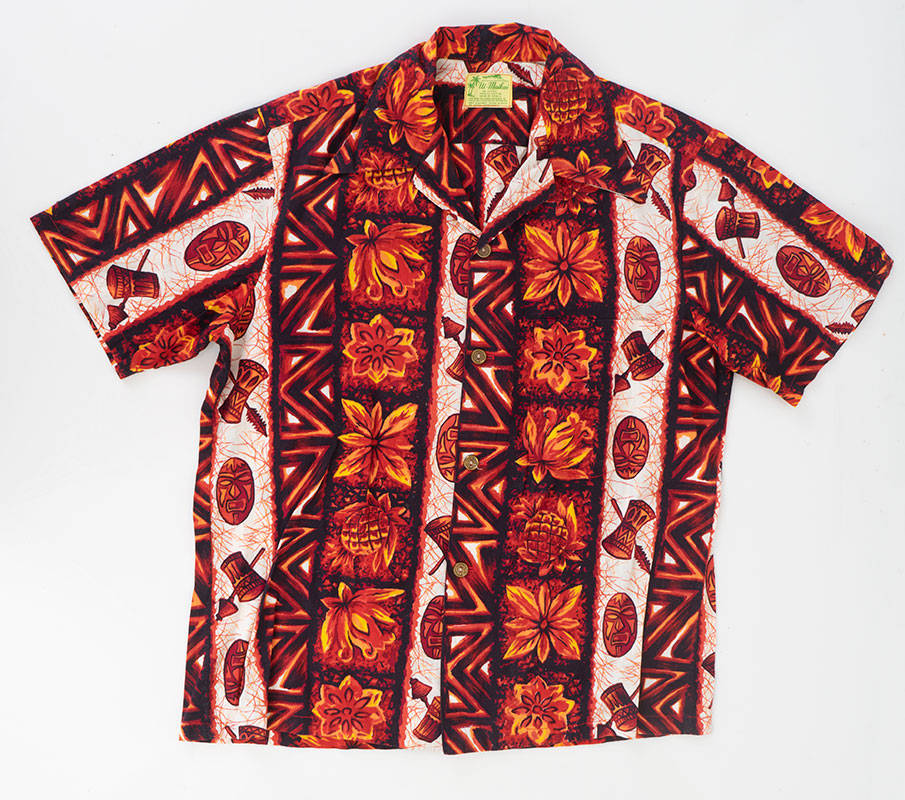 1960s Ui-Makai Hawaiian Shirt Tiki!: Ballyhoovintage.com
