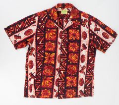 1960s Ui-Makai Hawaiian Shirt Tiki!