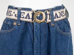 1970s Jeans Monogram Belt