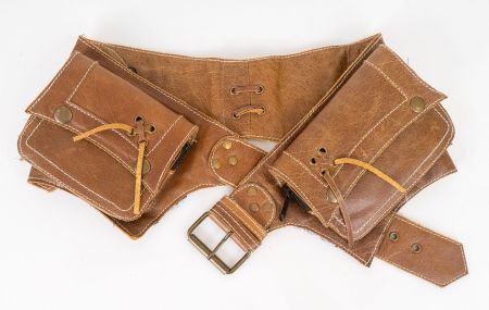 Laced Double Pocket Belt, Utility Belt