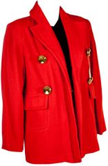 1950s Bold Red Jacket