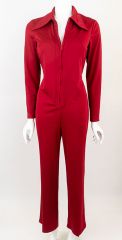 1970s Chianti Red Cat Suit