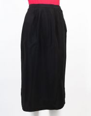 1940s Satin Faille Narrow Skirt