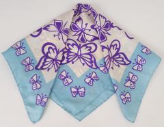 1960s Silk Saks 5th Ave Butterfly Scarf