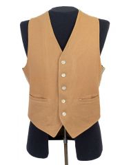 Vintage 1960s Tan Wool Vest