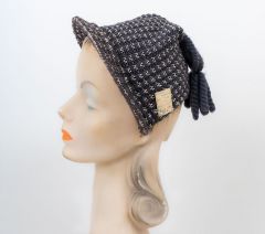 1940s Wool Knit Half Hat NOS
