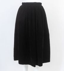 1970s Velvet Long Skirt