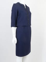 1960s Vintage Linen 2 Piece Dress