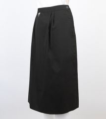 1950s Dark Olive Twill Pencil Skirt