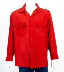 1950s Vintage Flecked Flannel Shirt