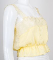 1930s-40s Yellow Camisole Top