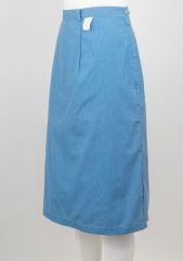 1960s Chambray Pencil Skirt