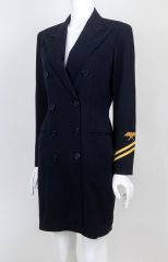1980s Ralph Lauren Admiral Coat Dress