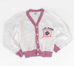 1950s Kid's Terry Cloth Summer Cardigan Jacket