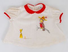 1950s Baby Dress W/ Novelty Owl Print