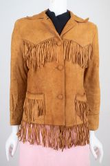 1950s Fringed Suede Western Jacket