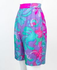 1960s Psychedelic Silk Shorts