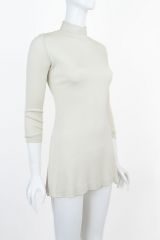 1960s Silk Jersey Micro Mini Dress