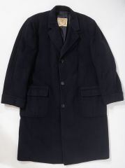 1940s Blue Cashmere Overcoat