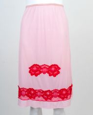 Darling Pink 1960s Half Slip