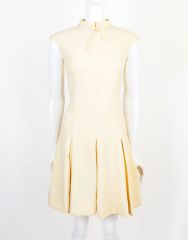 1960s Mod Charles Cooper Wool Dress