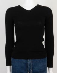 1960s Jersey Wool Skinny Knit Pullover