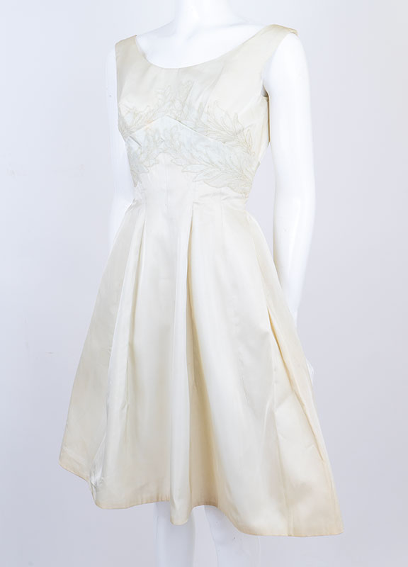 1960s Satin Party Dress