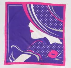 1970s Liz Sinclair Face Scarf