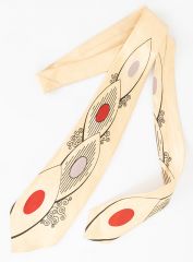 Vintage Art Deco Satin Tie