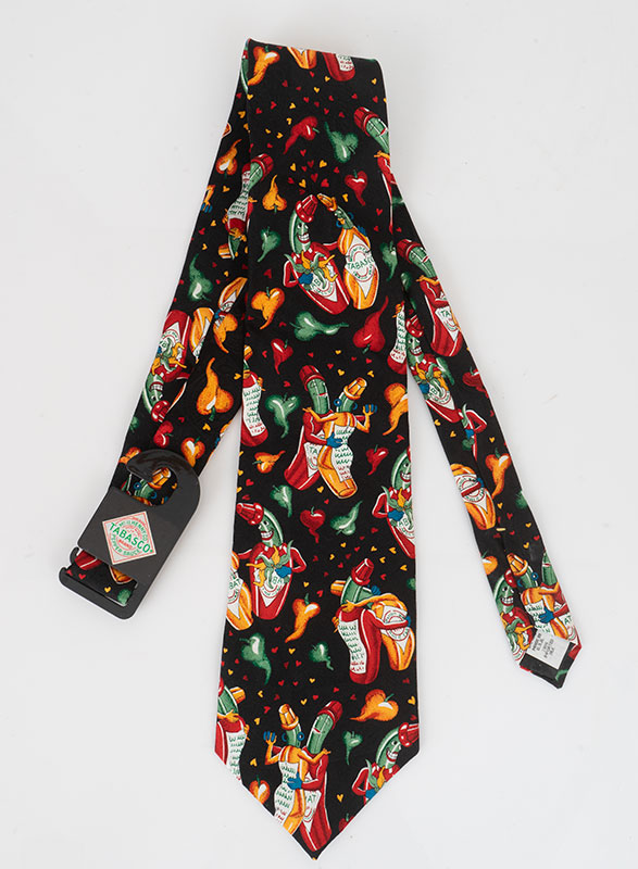 1990s Tabasco Christmas Tie