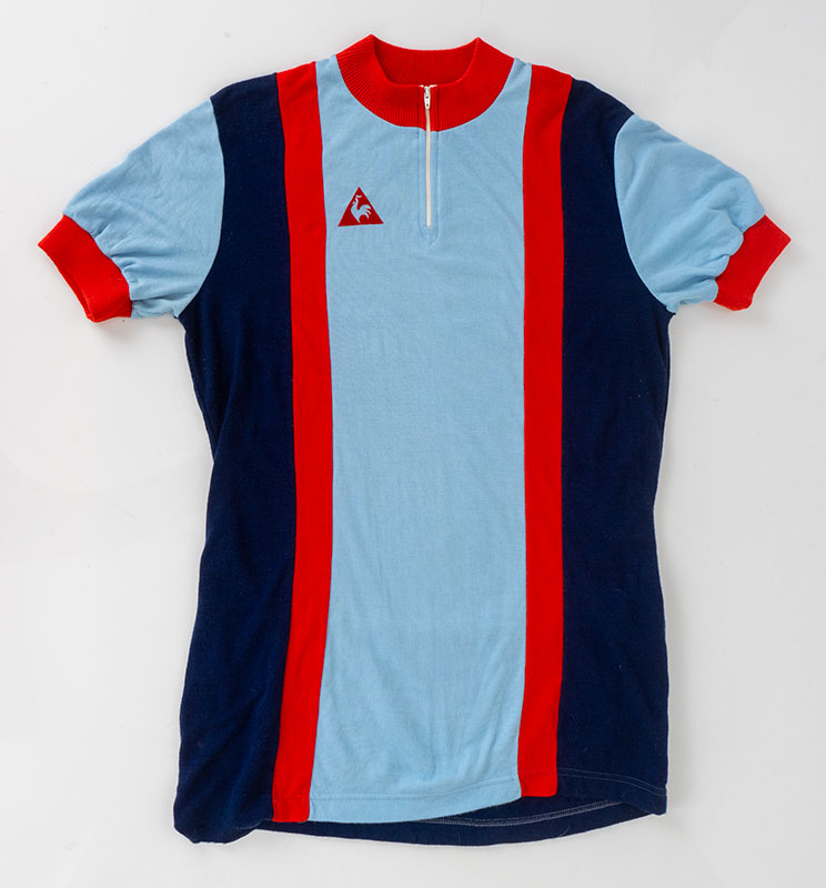 1970s Le Coq Sportif Bicycle Racing Jersey