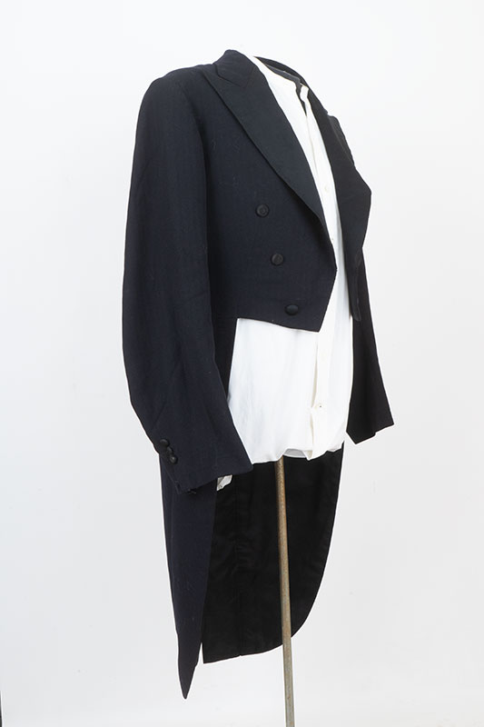 1930s-40s Cutaway Tailcoat Evening Jacket