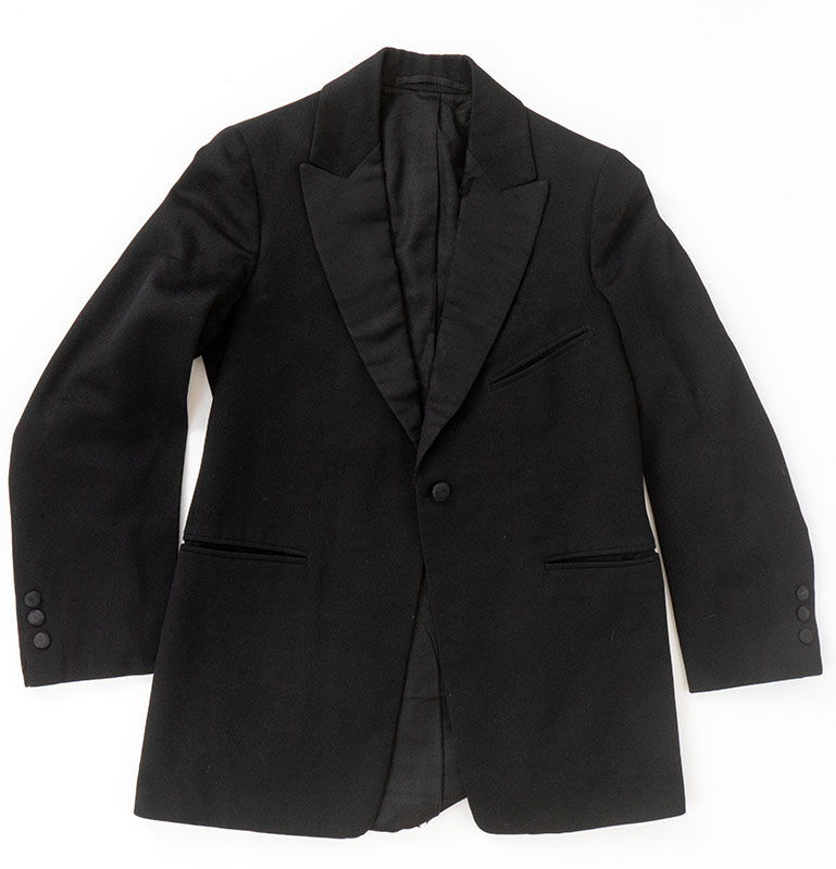 1920s-30s Black Dinner Jacket