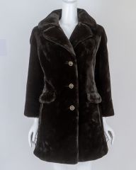 1960s Borgazia Faux Fur Coat