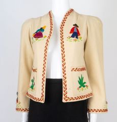 Vintage Mexican Souvenir Wool Jacket