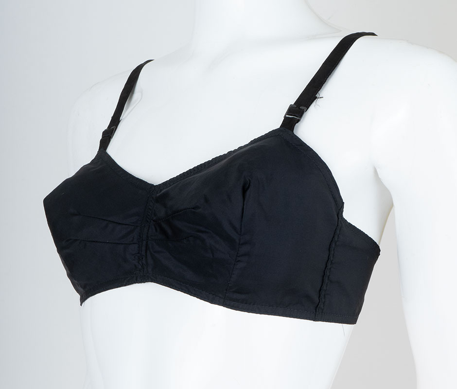 1950s Black Bullet Bra