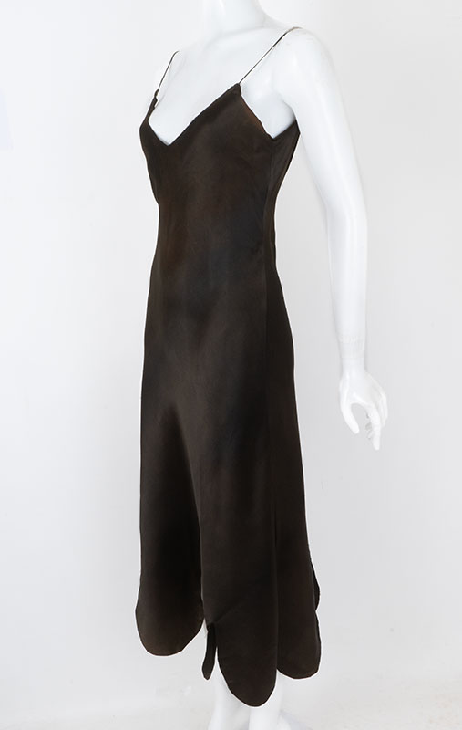 1930s Rizik Brothers Bias Cut Slip Dress