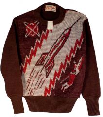 30s Rocketship Buck Rogers Sweater